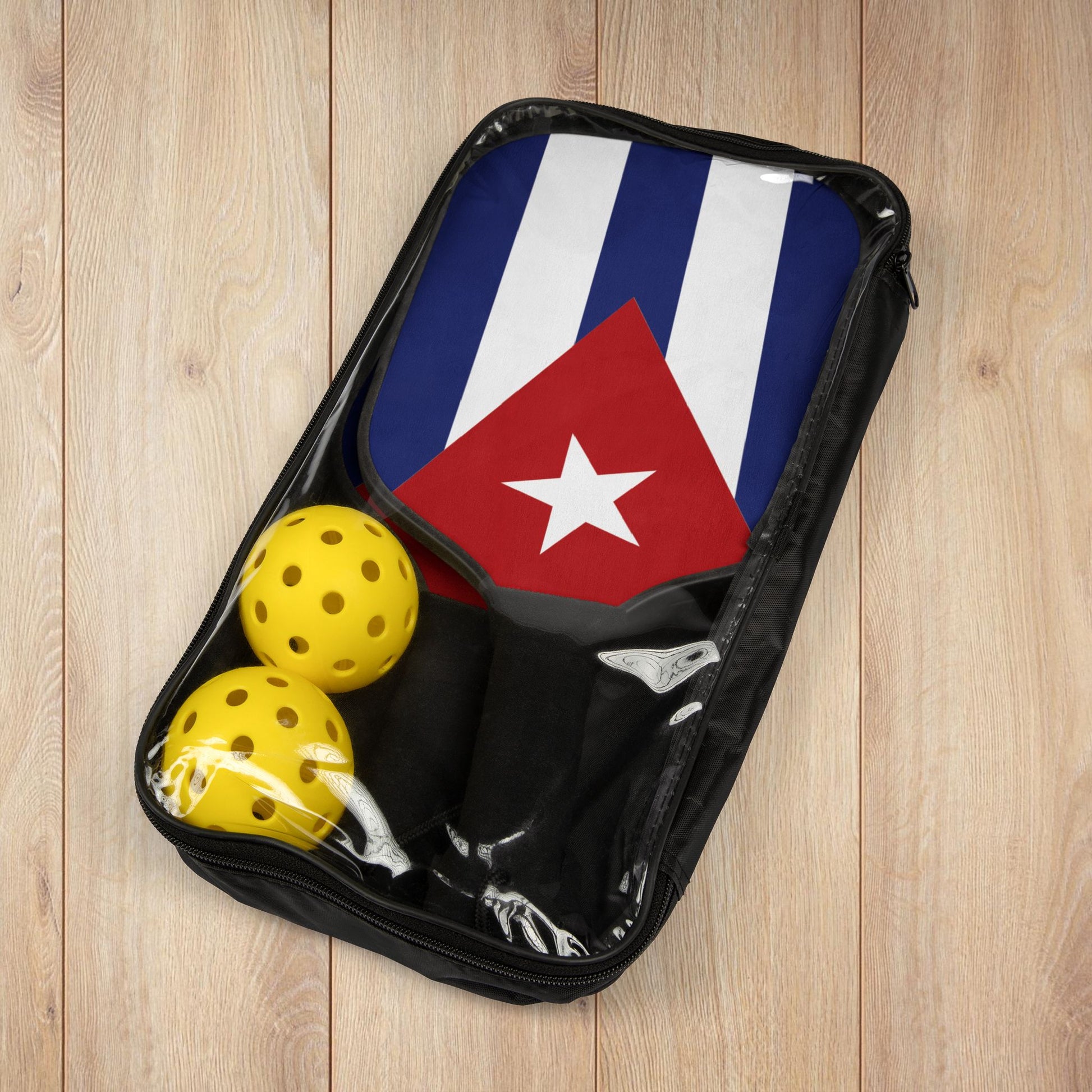 Cuba Flag Pickleball Kit
