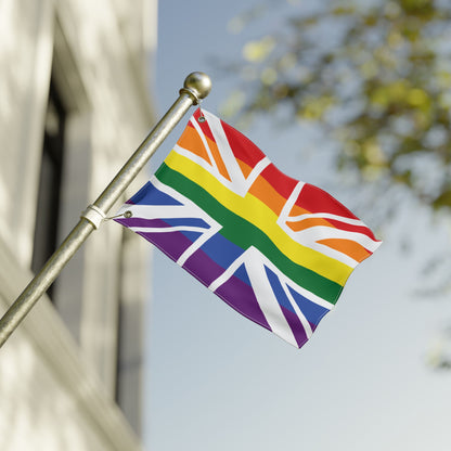 12'' × 18'' UK Rainbow Pride Flag with Grommets