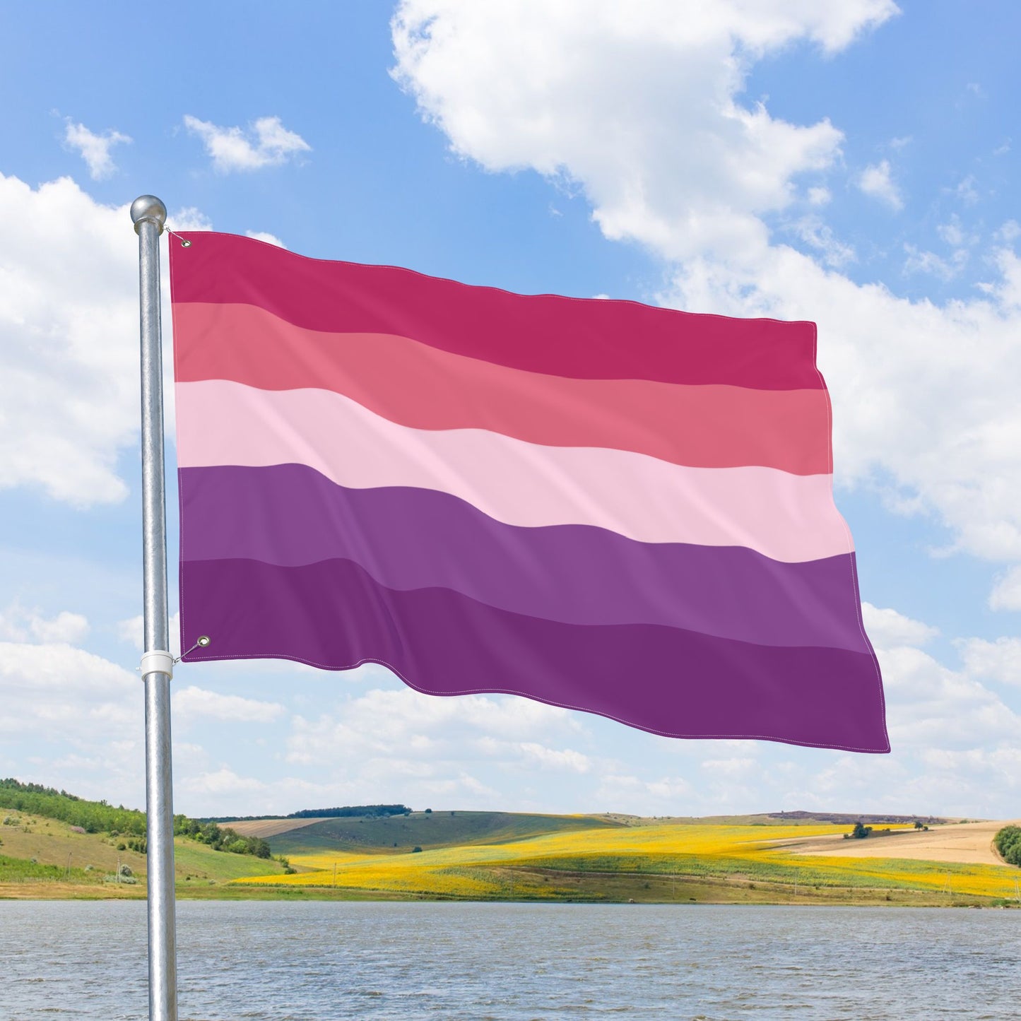 Aceflux Gradient Pride Flag with Grommets