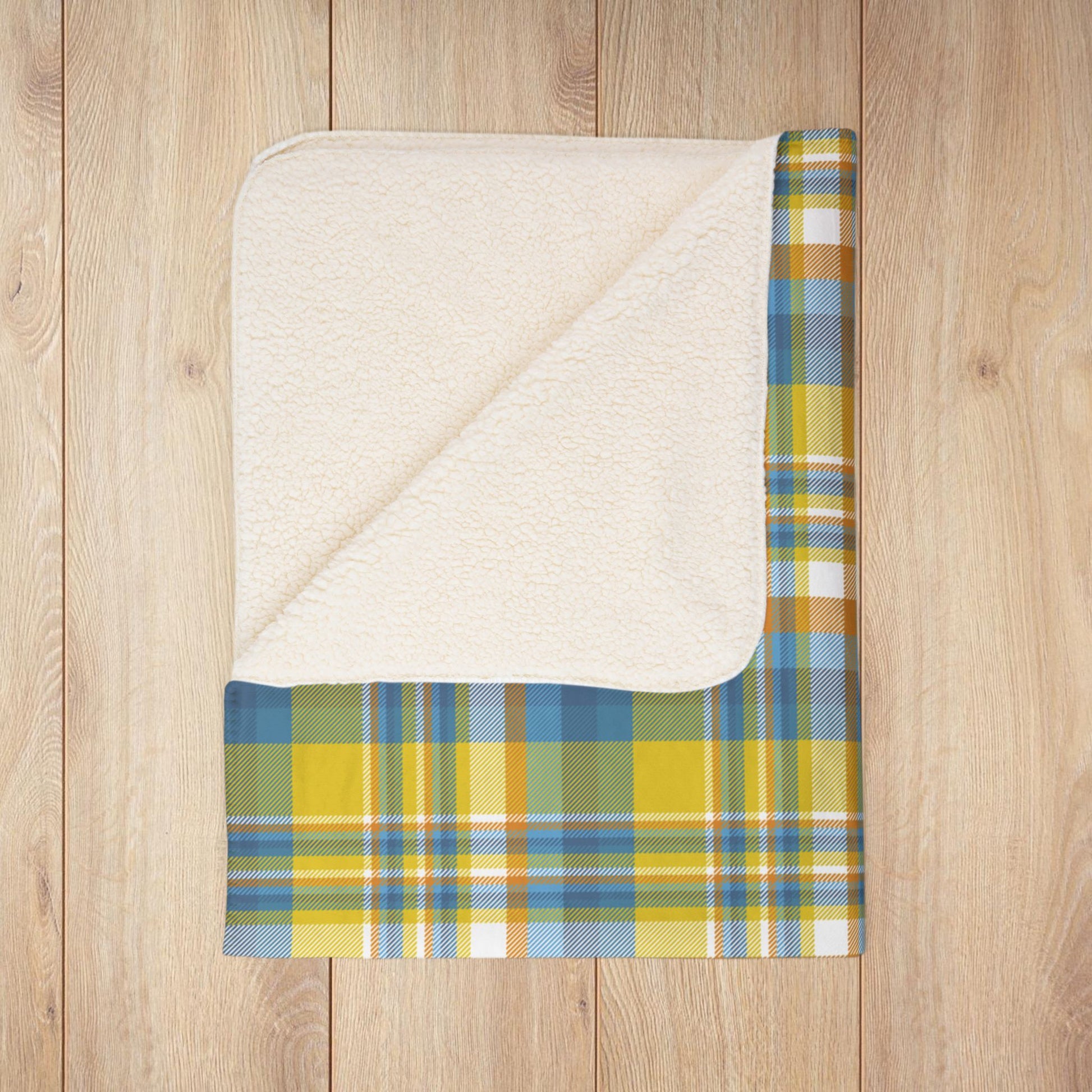 Aroace Pride Plaid Fleece Sherpa Blanket