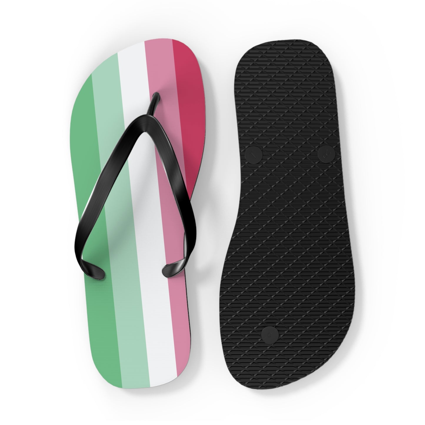 Abrosexual Pride Flip Flops