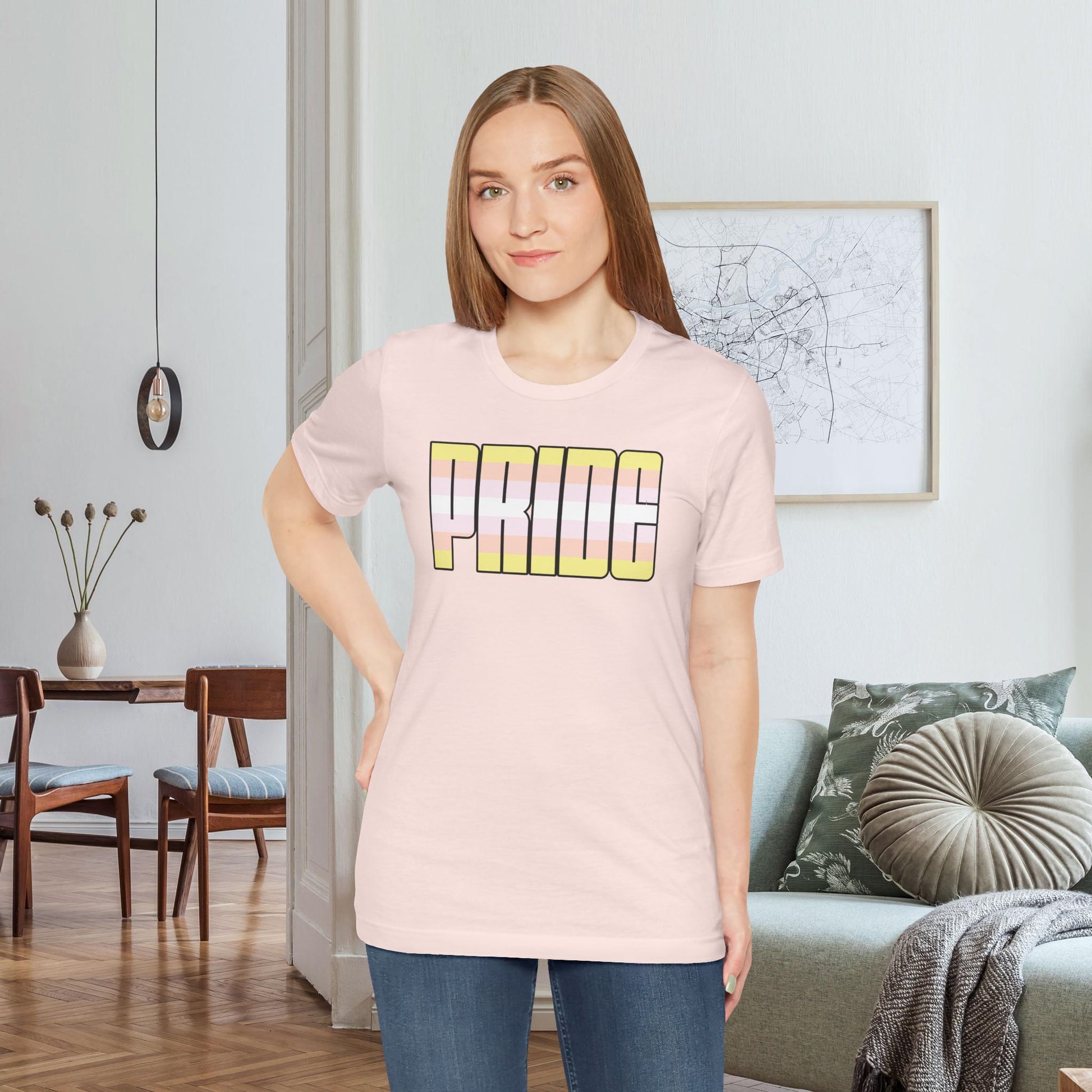 Soft Pink Pangender Pride Tee