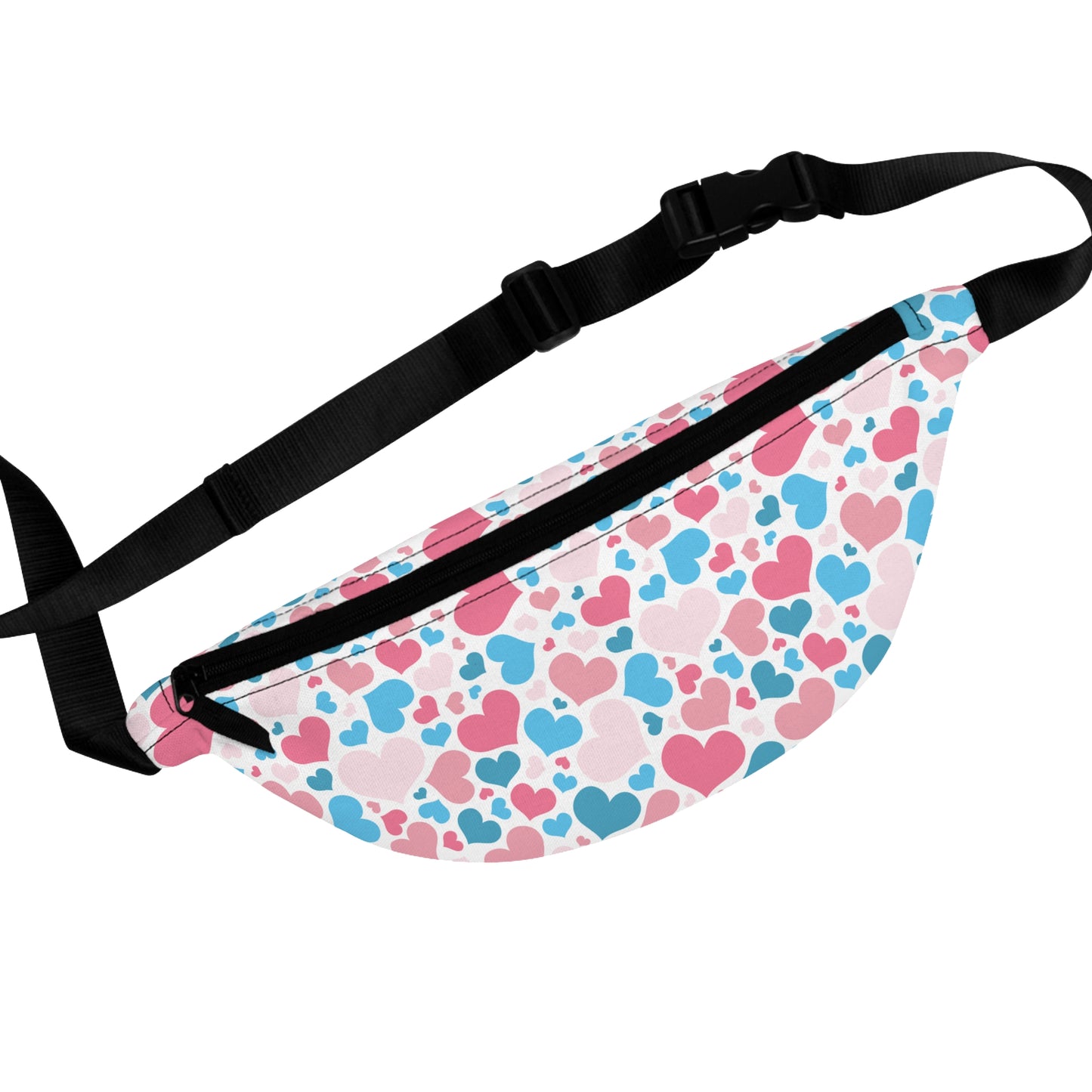 Transgender Pride Hearts Fanny Pack