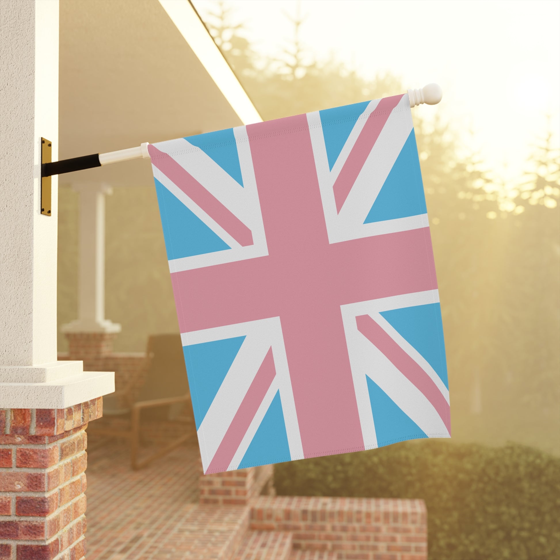 UK Transgender Pride Garden Flag Banner