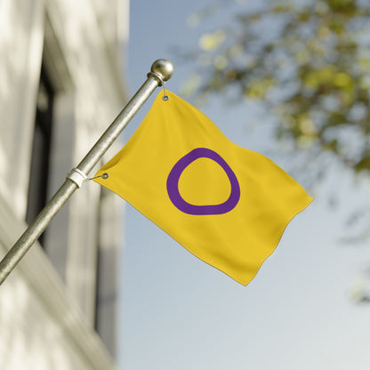 12'' × 18'' Intersex Pride Flag with Grommets