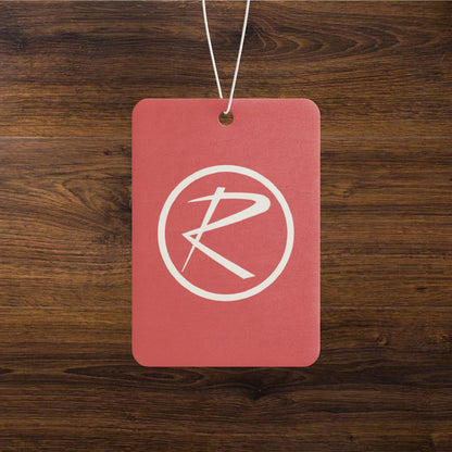 Rambler White Logo Red Air Freshener