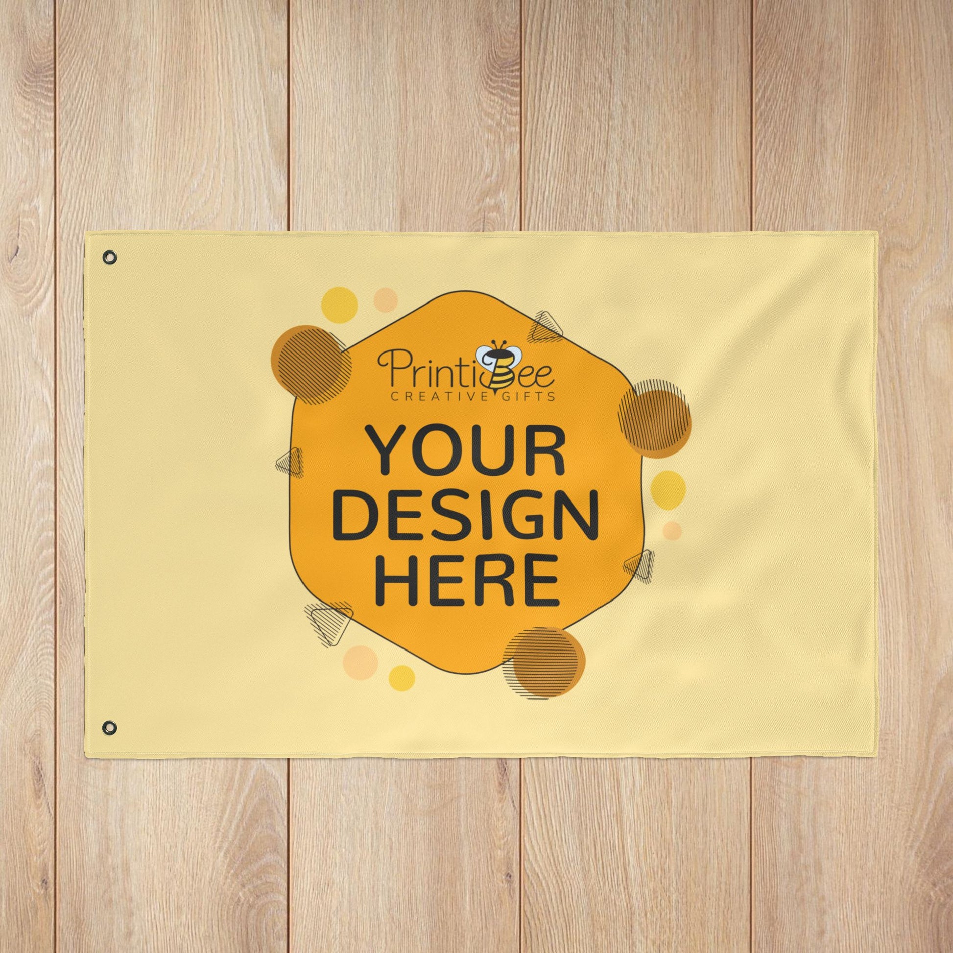 Custom Double-Sided Flag with Grommets