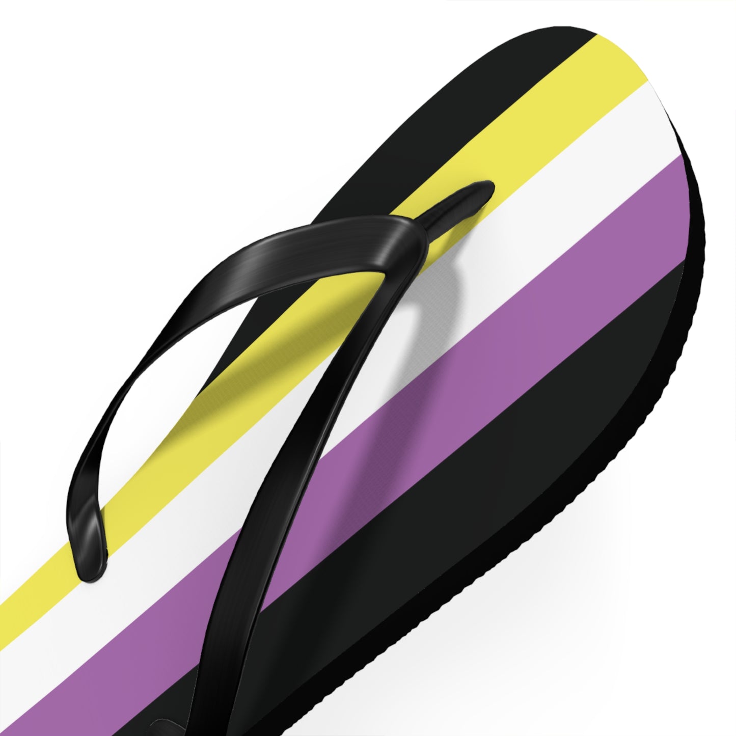Anonbinary Pride Flip Flops