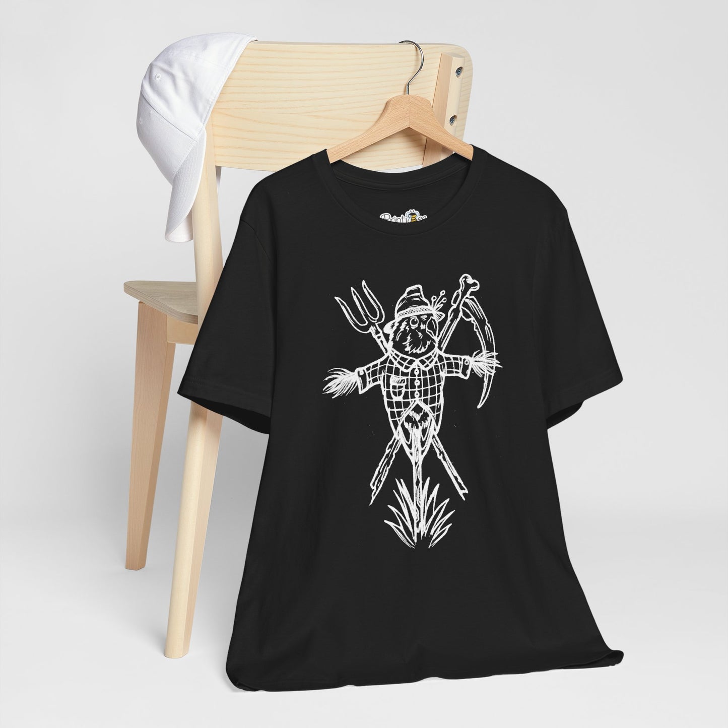 Scarecrow Lovebird, Line Art Tee