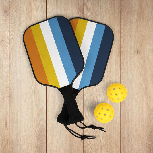Aromantic Asexual Aroace Pride Flag Pickleball Kit