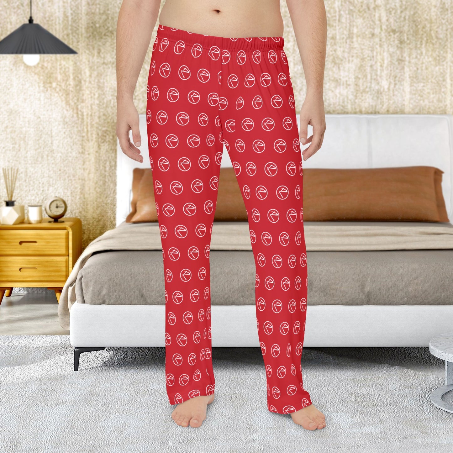Men’s AMC Rambler Logo Red Pajama Pants