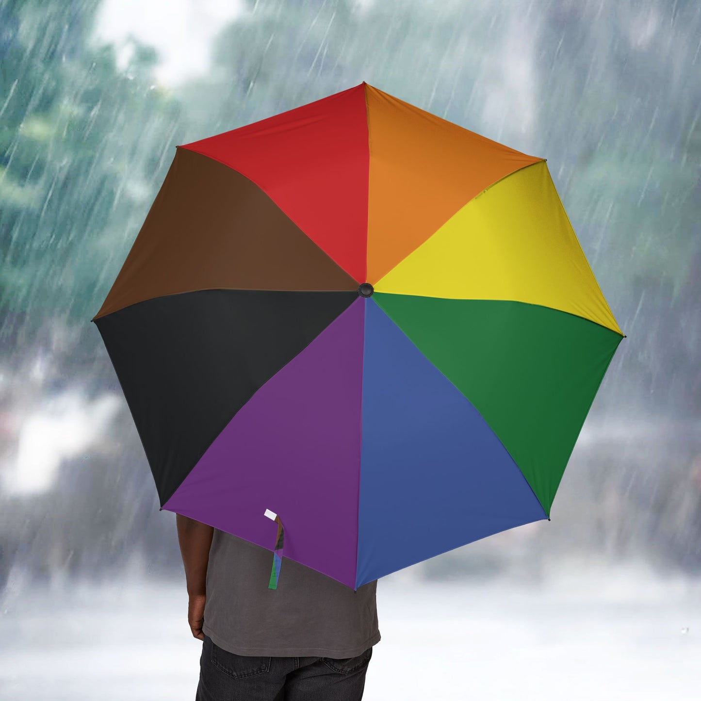 One size PoC Rainbow Pride Umbrella