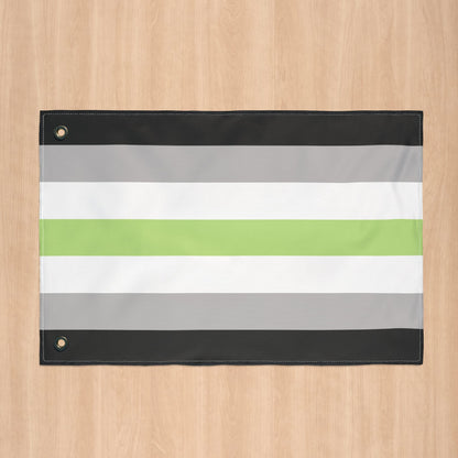 Agender Pride Flag with Grommets
