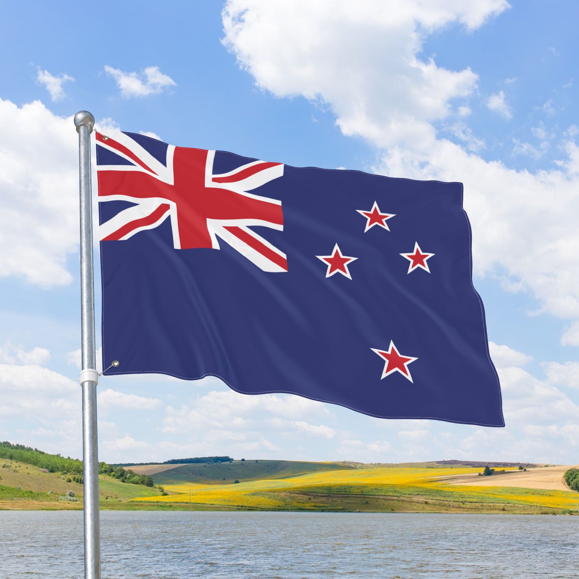 New Zealand Flag with Grommets