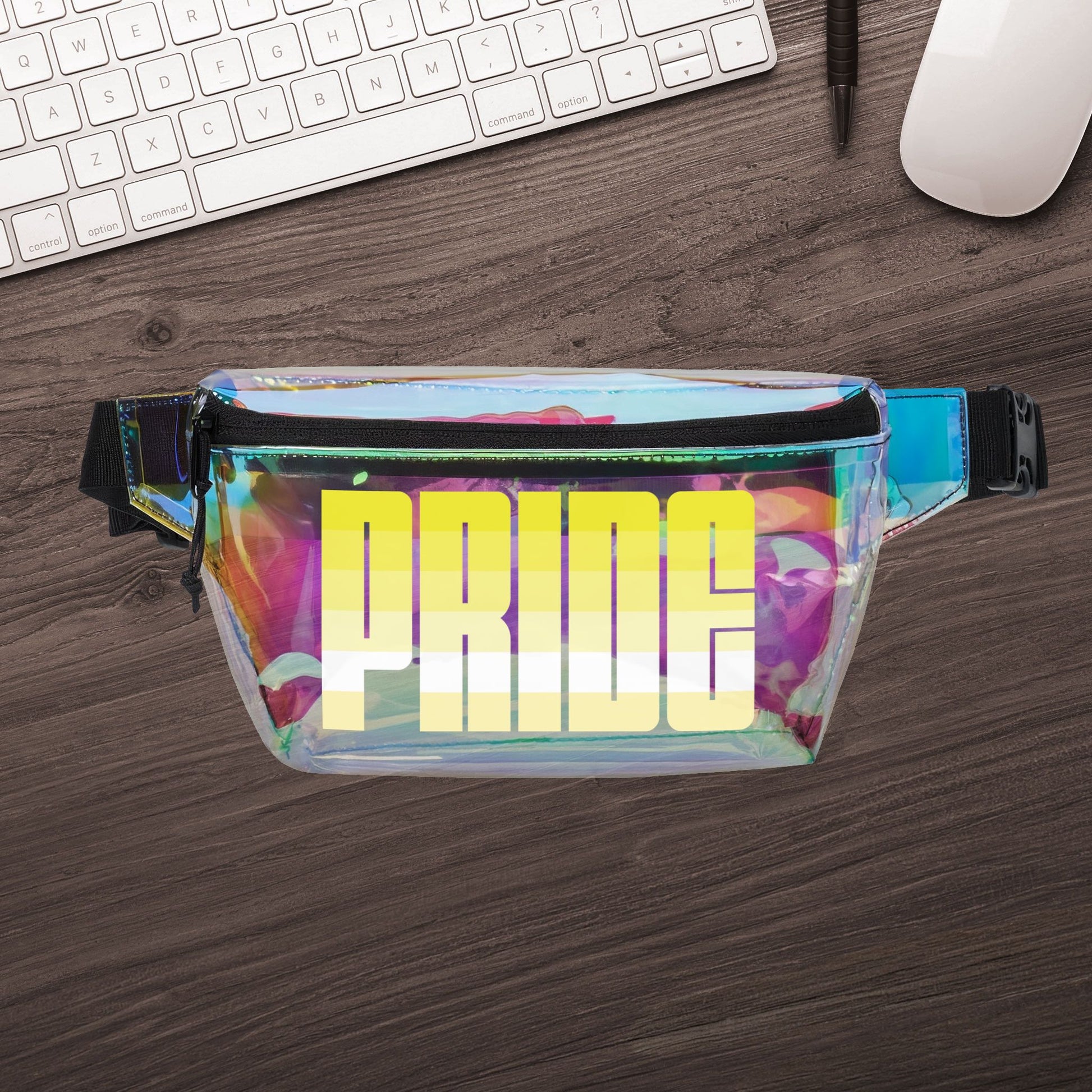 Saturnic Pride Clear Fanny Pack
