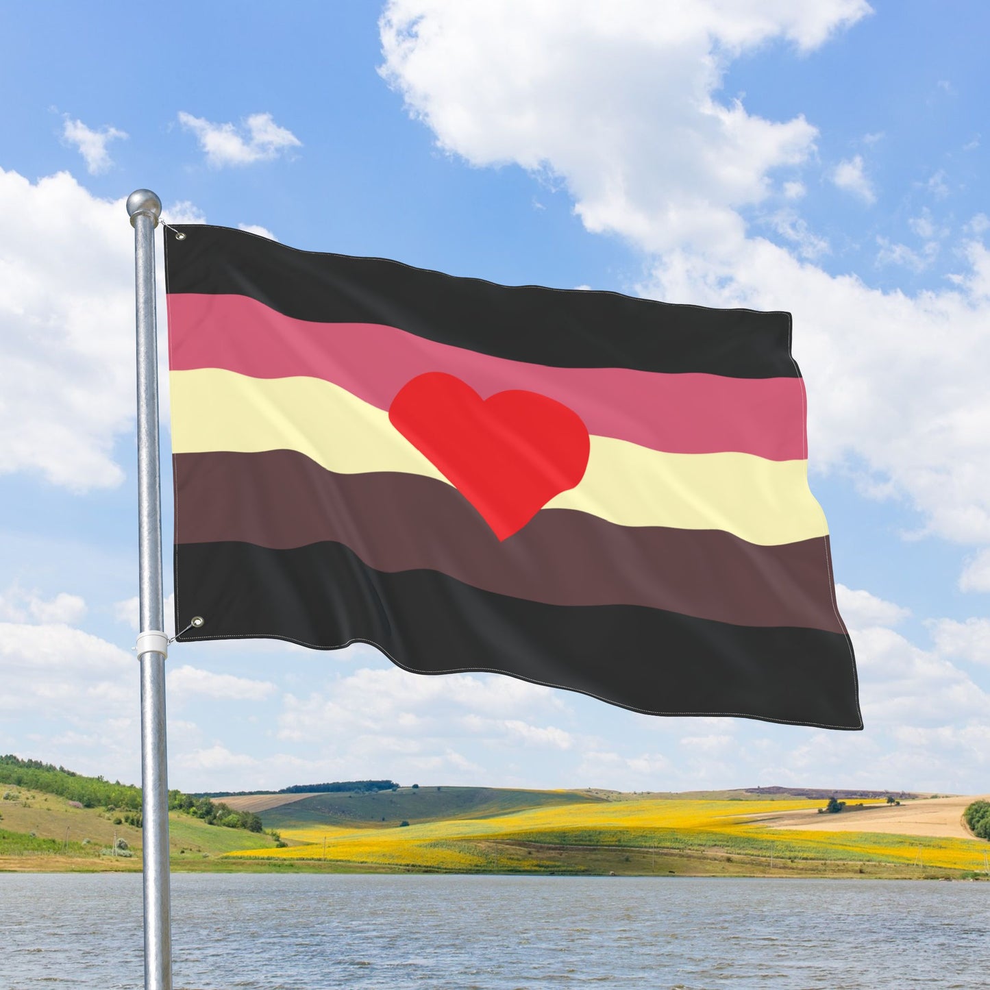 Adipophilia Pride Flag with Grommets