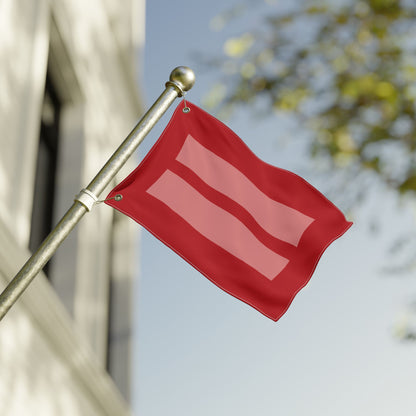 12'' × 18'' Human Rights & Equality Red Flag with Grommets