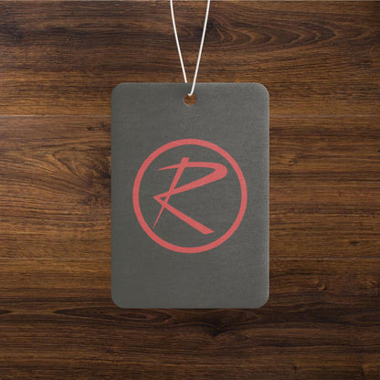 Rambler Red Logo Black Air Freshener