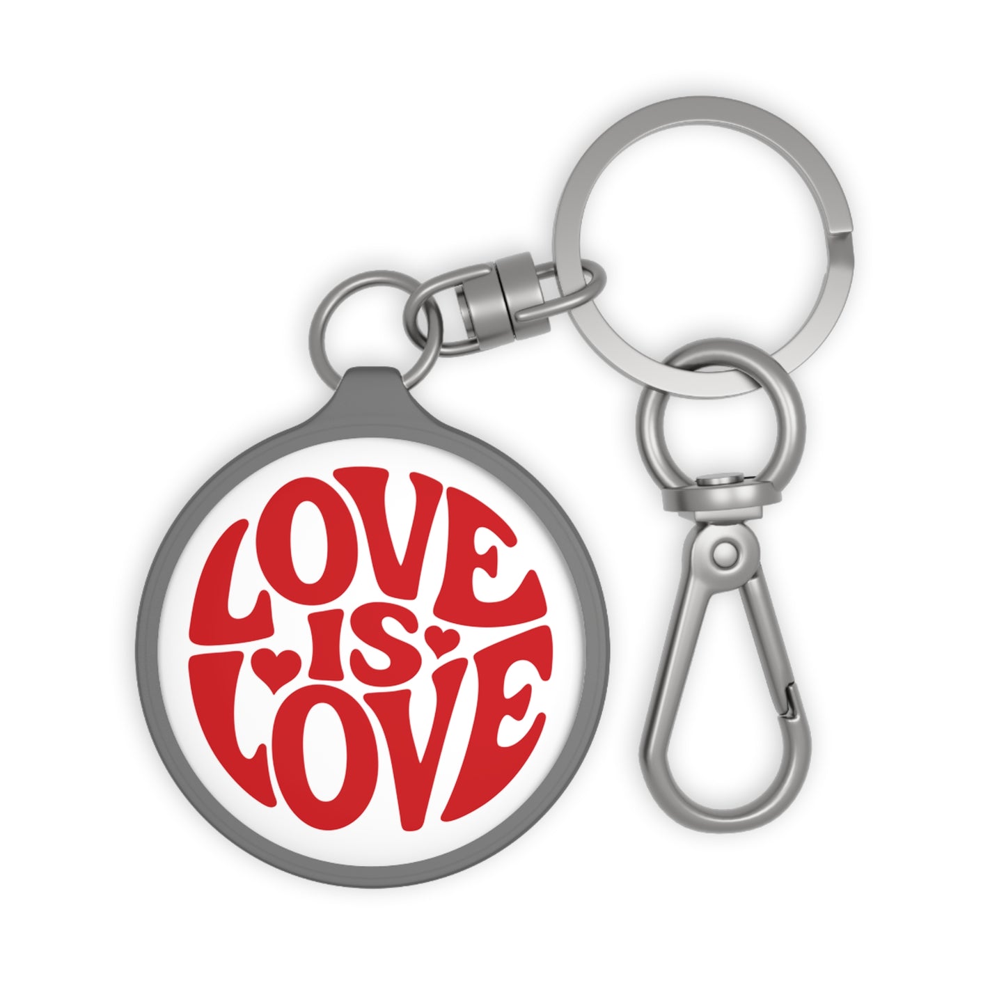 Red Love is Love Keychain
