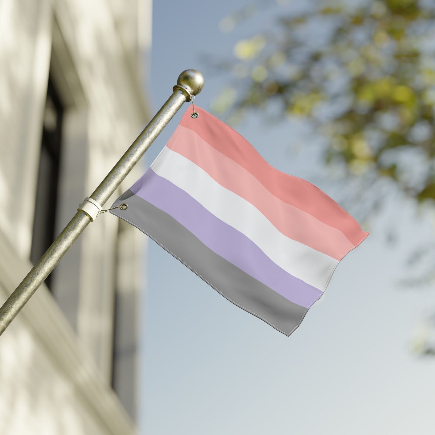 12'' × 18'' Cupioromantic Pride Flag with Grommets