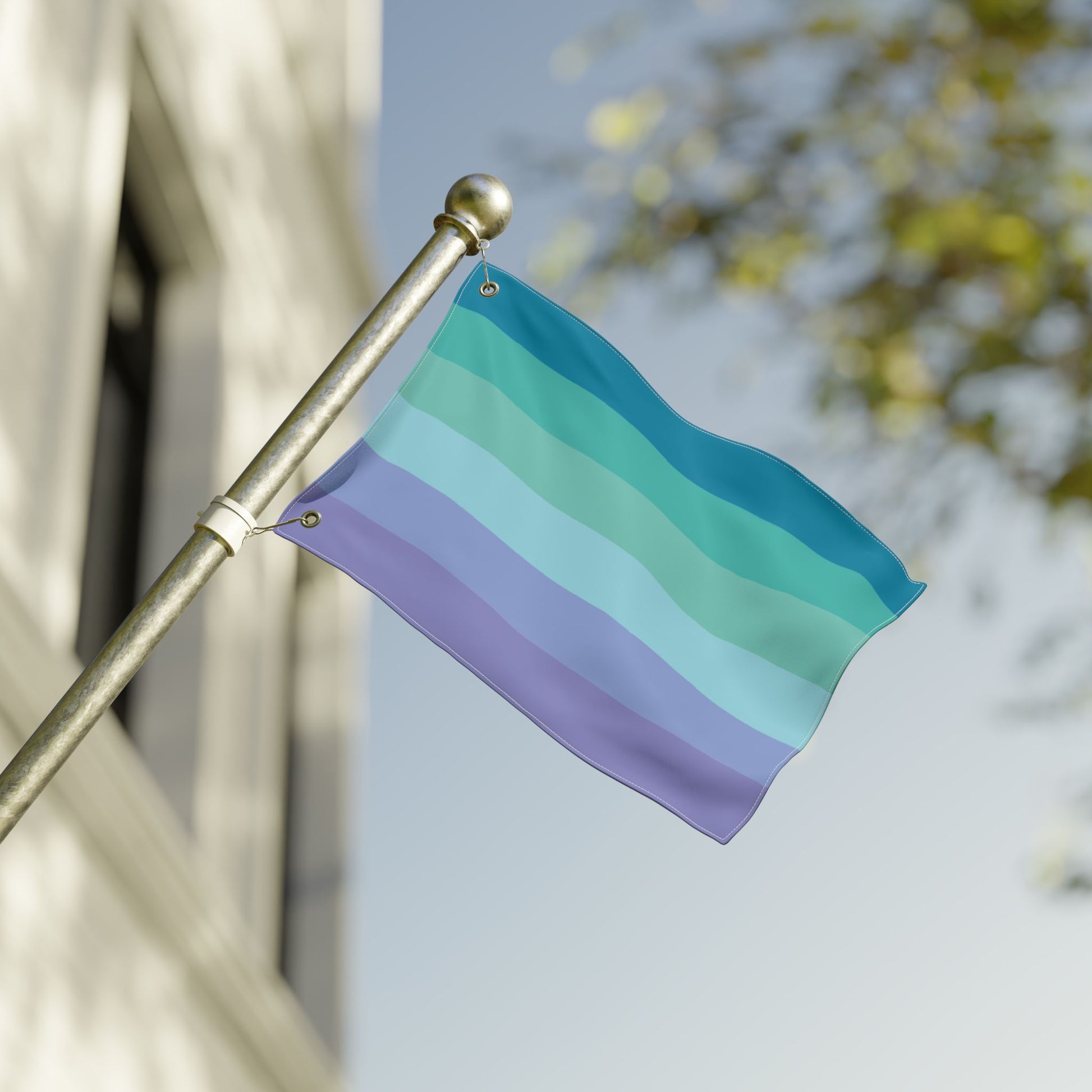 12'' × 18'' Neptunic Double-Sided Pride Flag with Grommets