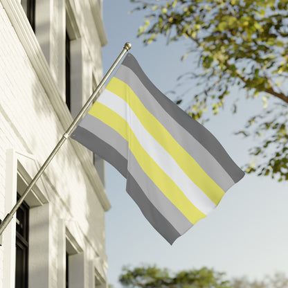 36'' × 60'' Demigender Pride Flag with Grommets