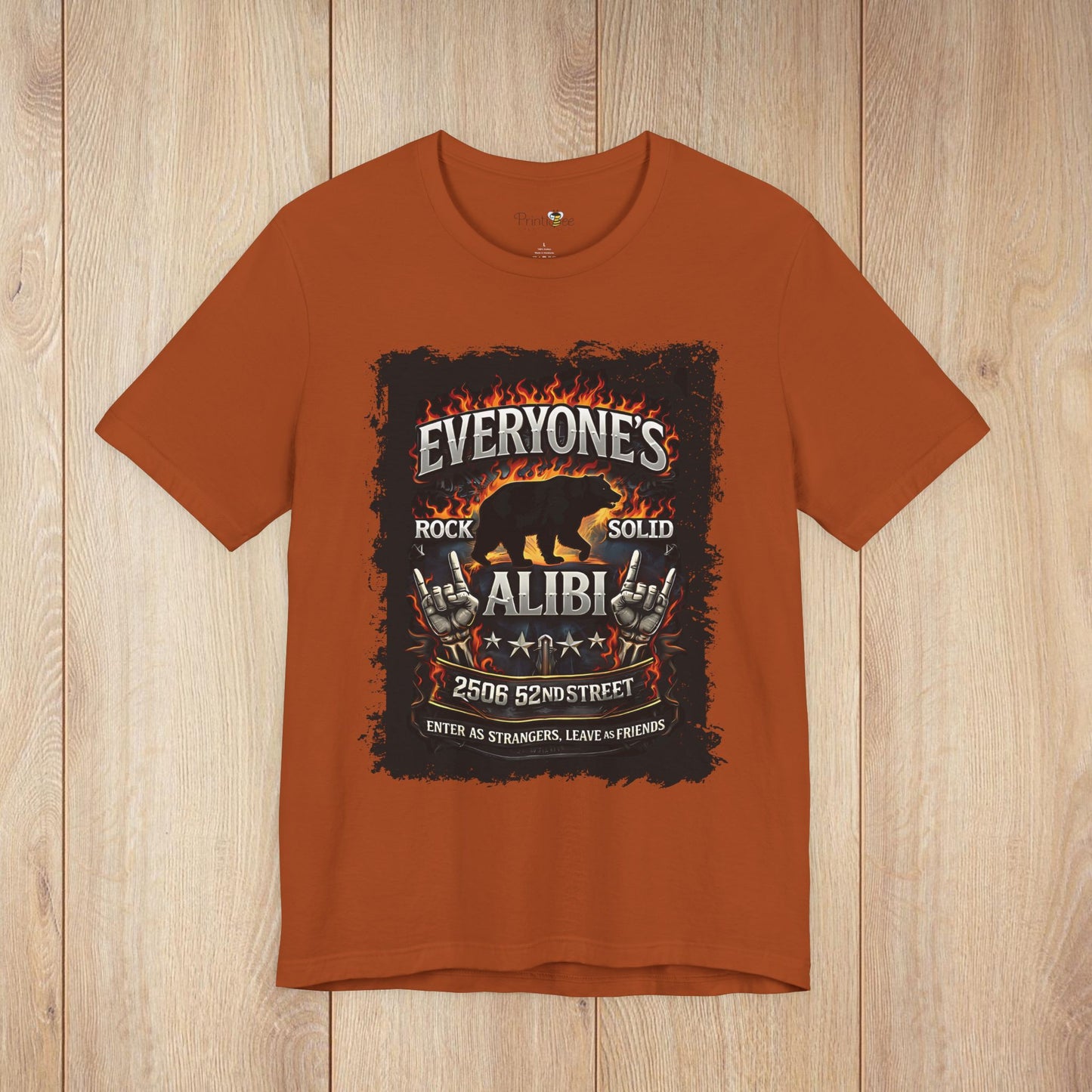 Everyone's Alibi Bear T-Shirt