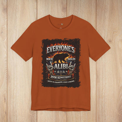 Everyone's Alibi Bear T-Shirt