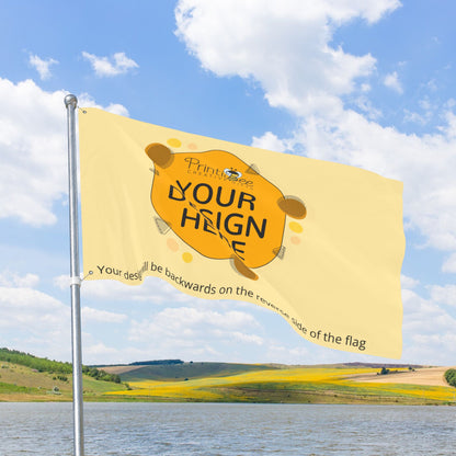 Personalized Double-Sided Custom Flag with Grommets