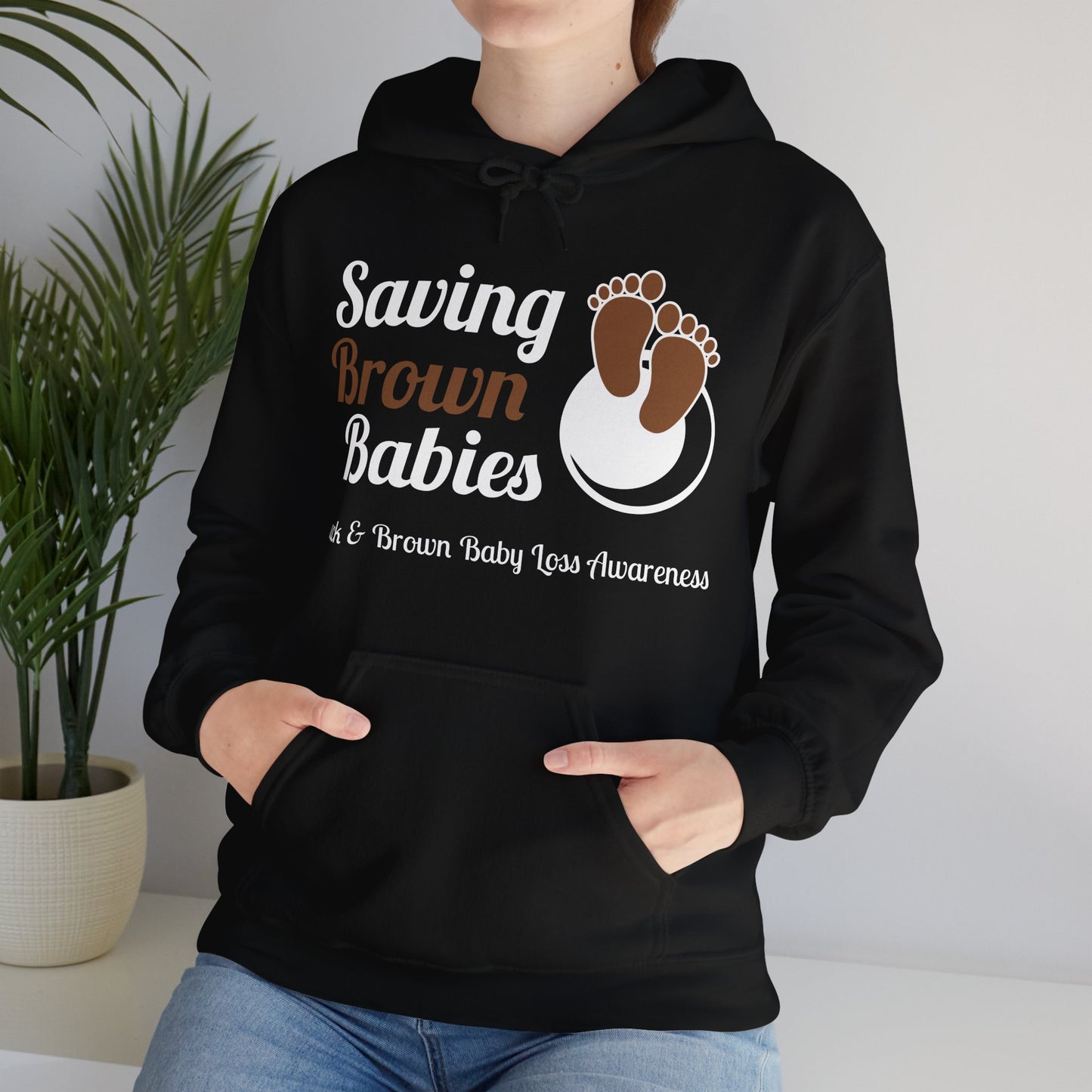 Quietly United in Loss Together Non-Profit / Saving Brown Babies Charity Sweatshirt à capuche, Grossesse et sensibilisation à la perte du nourrisson