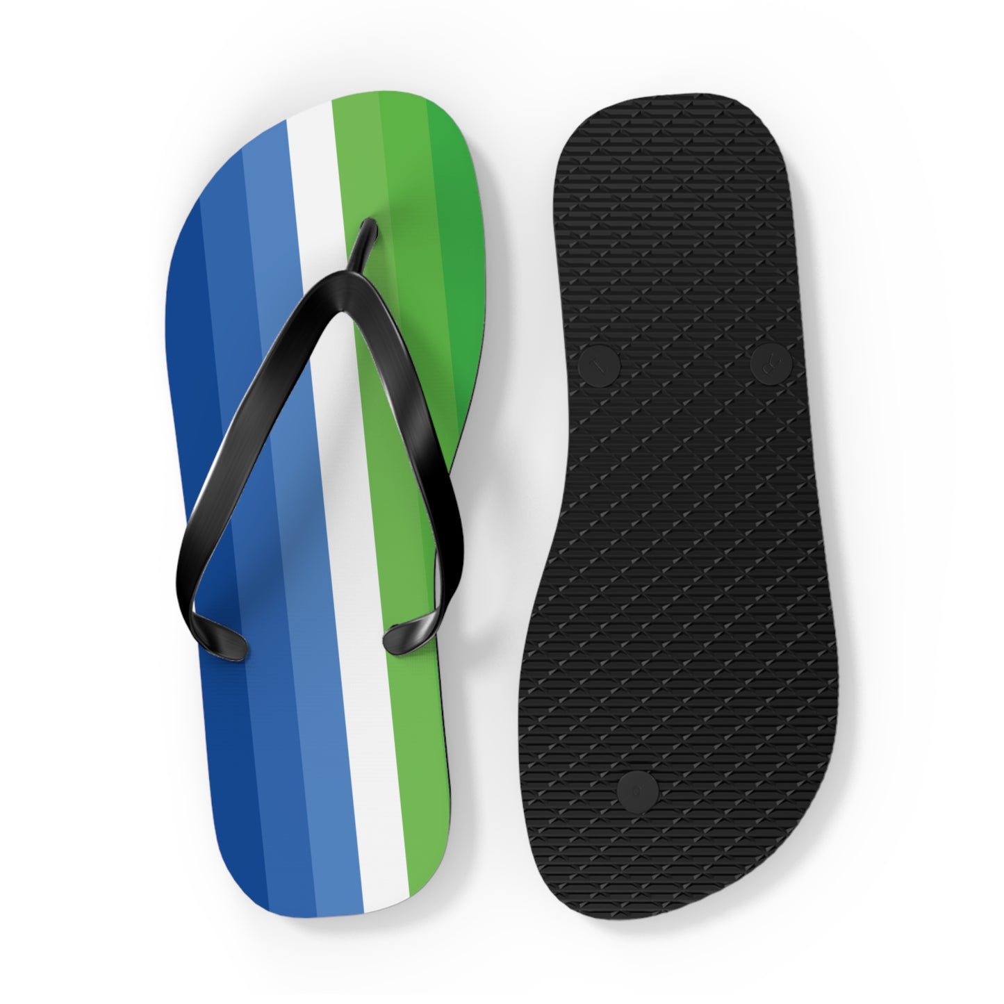 Leafsexual Pride Flip Flops
