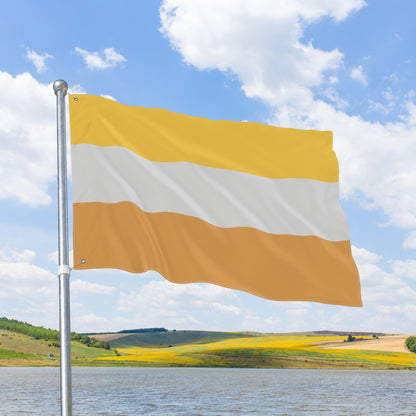 Disability Pride Gold Flag with Grommets