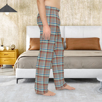 Brown, Red & Blue Aurora OH Plaid Pajama Pants
