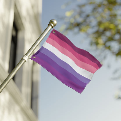 12'' × 18'' Almondsexual Double-Sided Pride Flag with Grommets