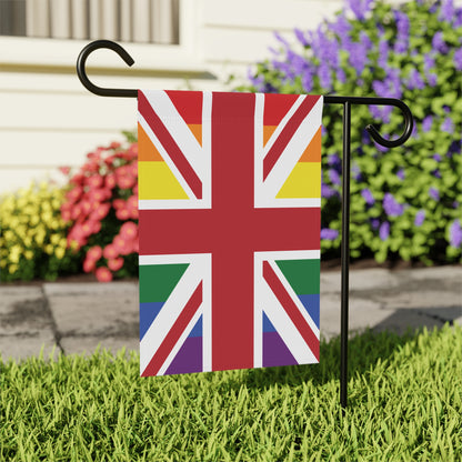12'' × 18'' UK LGBTQIA+ Rainbow Pride Horizontal Garden Flag Banner