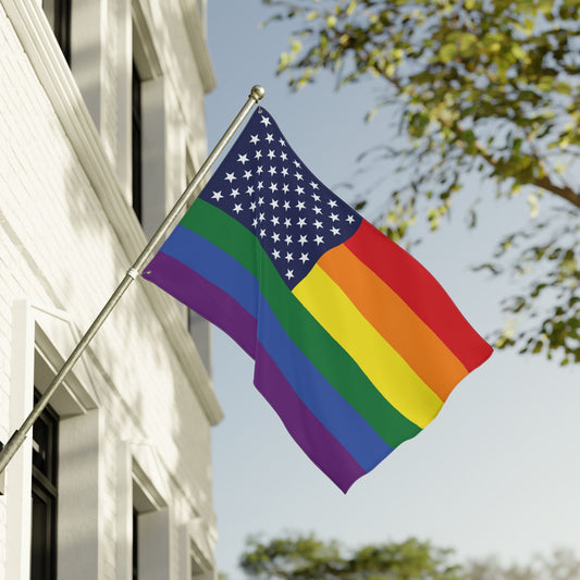 36'' × 60'' United States Rainbow Pride Flag with Grommets