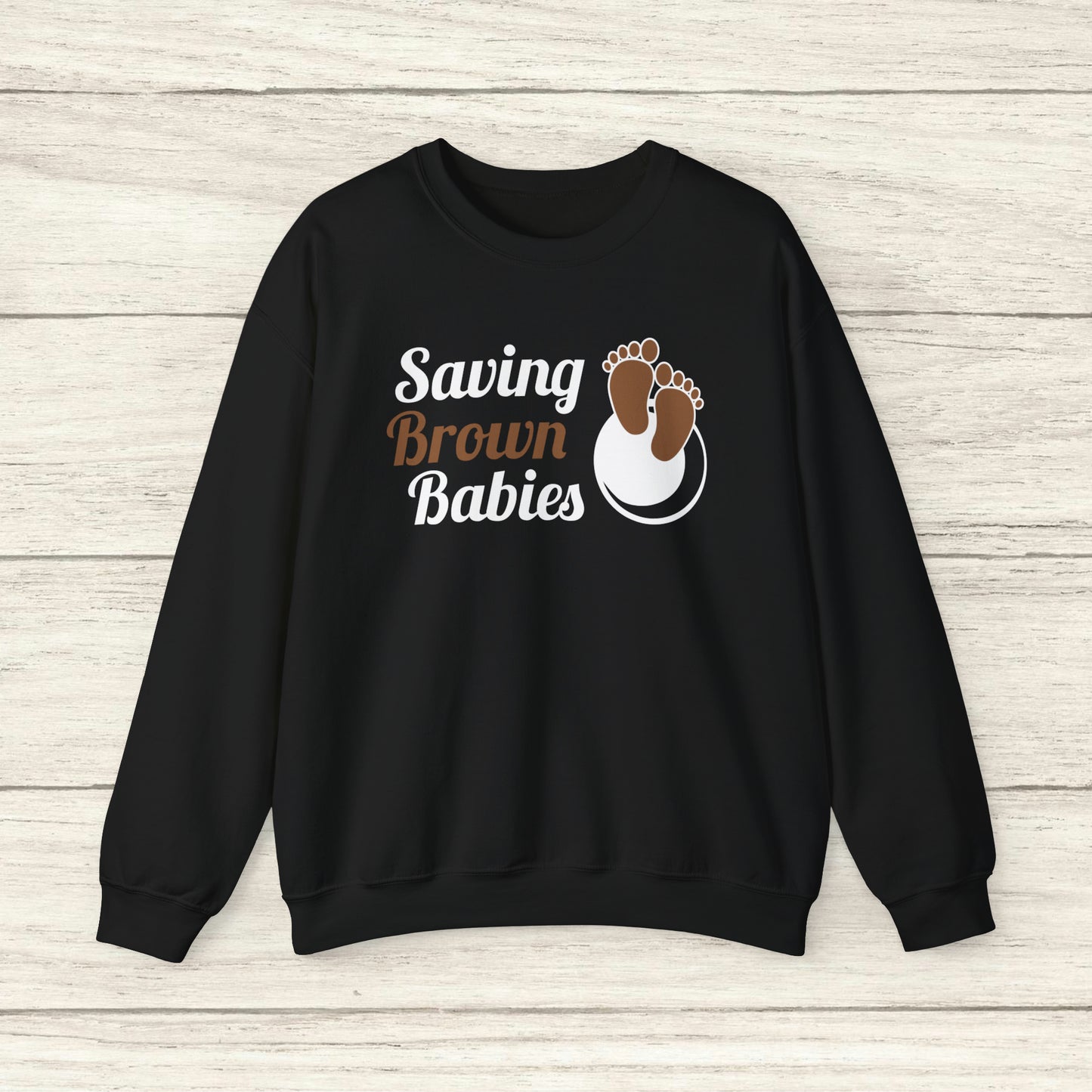 Quietly United in Loss Together Non-Profit / Saving Brown Babies Charity Crew Neck Sweatshirt, Pregnancy & Infant Loss Awareness