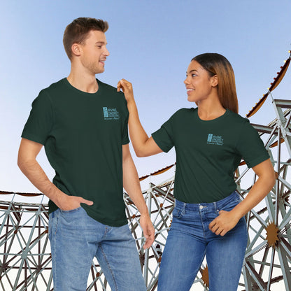 I Just Wanna Ride Dark Rides & Roller Coasters Tee (BACK graphic) • Irvine Ondrey Engineering
