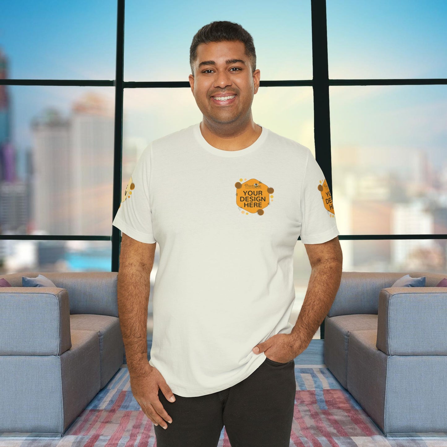 Citron Custom Green Hues Tees for BELLA+CANVAS® 3001