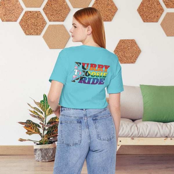 Turquoise Personalized Furry Amusement Park Thoosie Pride Tee