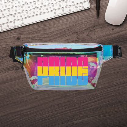 Pansexual Pride Clear Fanny Pack