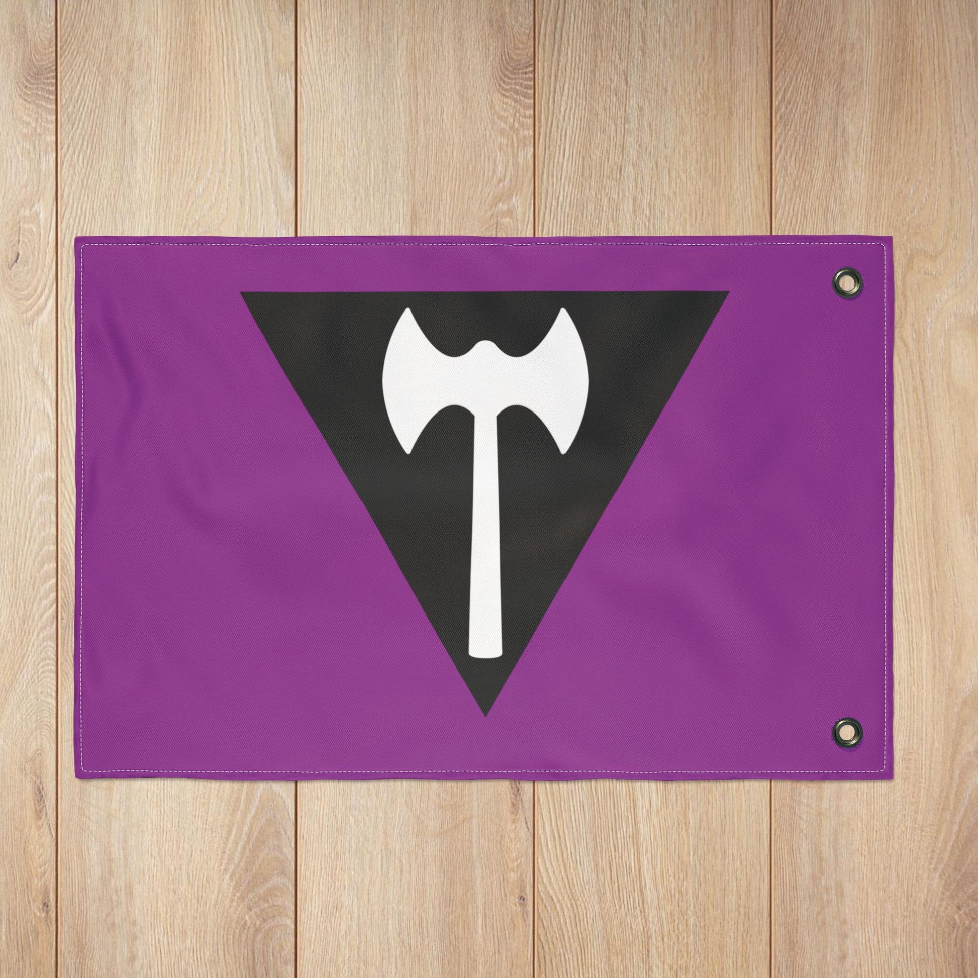 Labrys Lesbian Pride Double-Sided Flag with Grommets