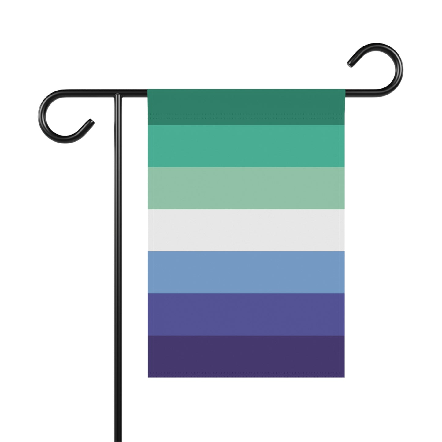 Gay Men Trans-Inclusive Pride 7-Stripe Garden Flag Banner