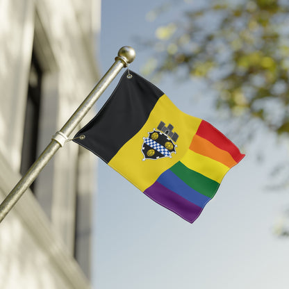 12'' × 18'' Pittsburgh Pride Flag with Grommets