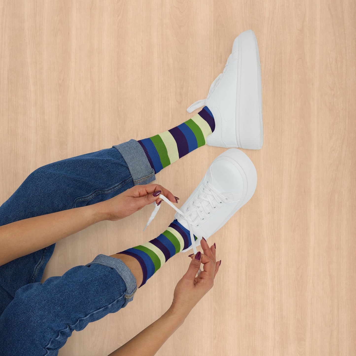 Aplatonic Pride Socks
