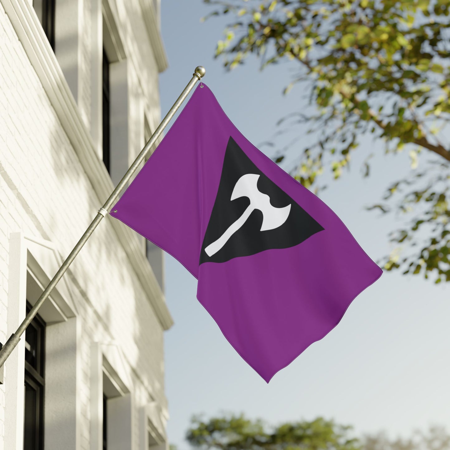 Labrys Lesbian Pride Double-Sided Flag with Grommets