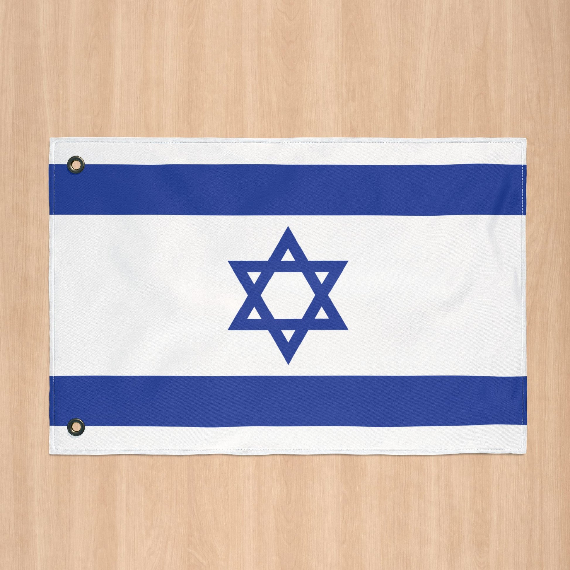 Israel Flag with Grommets