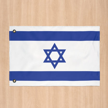 Israel Flag with Grommets