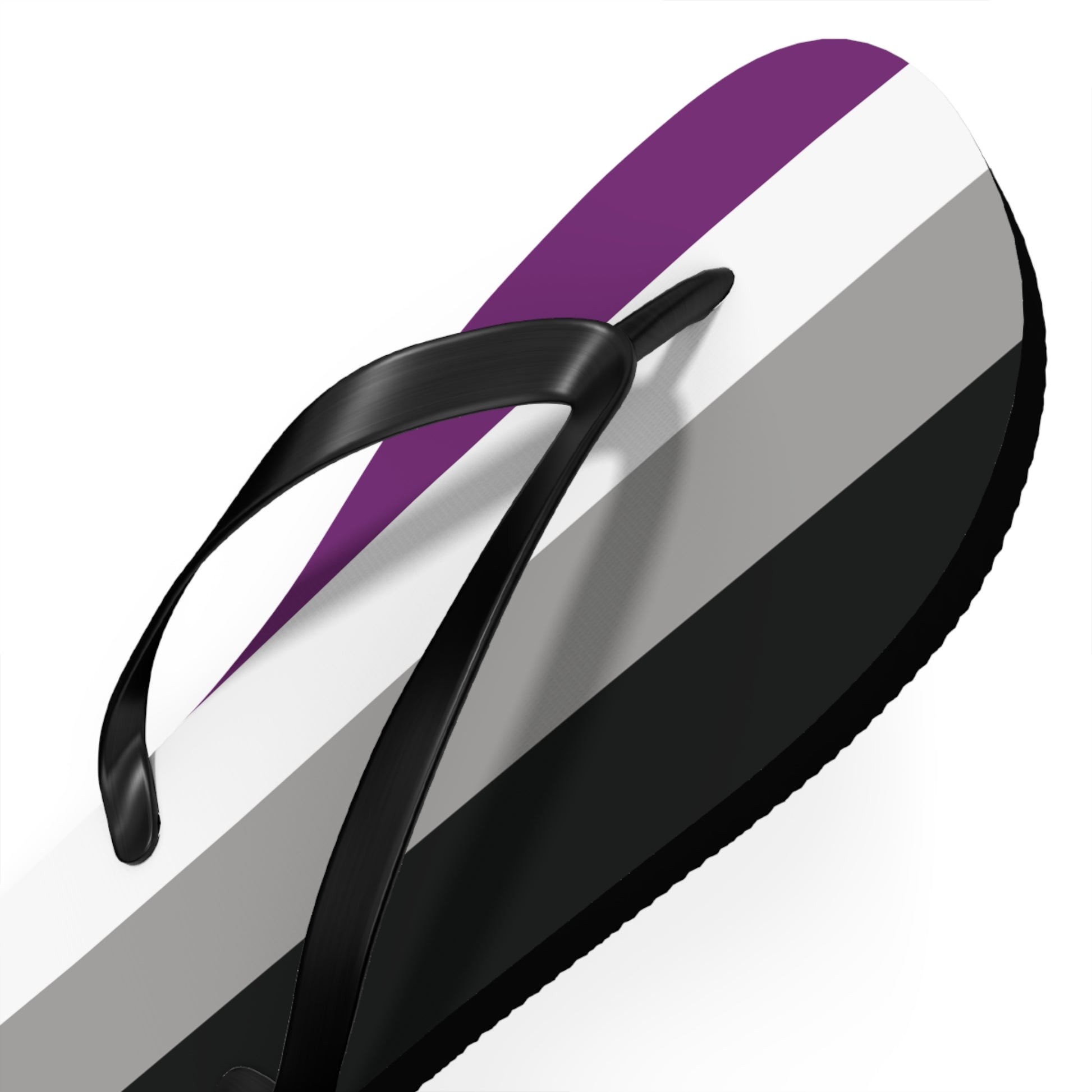 Asexual Pride Flip Flops