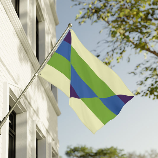 36'' × 60'' Aegoplatonic Cream Pride Flag with Grommets
